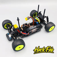 HackFab Vintage Modified Oval chassis conversion kit for Losi Mini-T 2.0