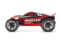 Traxxas 2WD Rustler RTR 1/10 XL-5 Stadium Truck with Battery and USB-C Charger