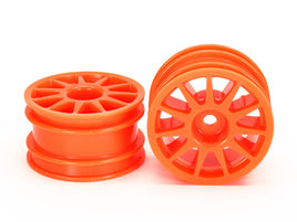 Tamiya T3-01 11 Spoke Rear Rim 2 pcs Fluorescent Orange