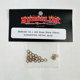 Muddslide 1/8 x .020 Brass Shims (Front End)