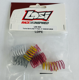 Losi Tuning Spring Set (7-11lb/in, 2), On-Road: NASCAR GROM