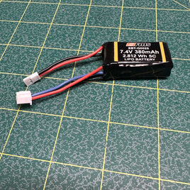 *USED FMS 2S LiPo Battery (7.4V/380mAh) w/Micro Connector