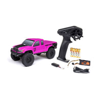 Axial 1/24 SCX24 Base Camp 4WD Rock Crawler Brushed RTR with Battery & Charger, Pink