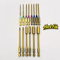 HackFab Metric/SAE/Phillips/Nut 1/4" Hex Driver Set