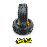 HackFab Blip Front Mini Oval Tires fits Losi Mini (Soft) with closed cell foam inserts (2)