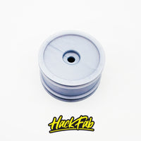 HackFab Slipstream Mini Wheel fits Losi Mini-T/B Front (Silver) (2)