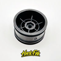 HackFab Slipstream Mini Wheel fits Losi Mini-T/B Front (Black) (2)