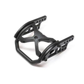 Losi Aluminum Wheelie Bump, Black: Mini LMT