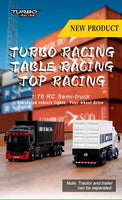 Turbo Racing 1:76 C50 RC Car Semi-Truck - BLACK