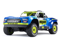 Arrma Mojave Grom MEGA 4WD 380 Brushed 1/18 Electric Desert Truck RTR (Blue/White)