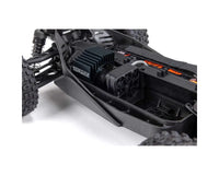 Arrma TYPHON GROM MEGA 380 Brushed 4X4 Small Scale Buggy RTR with Battery & Charger, Blue/Silver