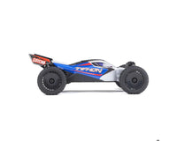 Arrma TYPHON GROM MEGA 380 Brushed 4X4 Small Scale Buggy RTR with Battery & Charger, Blue/Silver