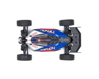 Arrma TYPHON GROM MEGA 380 Brushed 4X4 Small Scale Buggy RTR with Battery & Charger, Blue/Silver