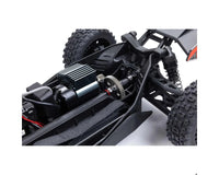 Arrma TYPHON GROM MEGA 380 Brushed 4X4 Small Scale Buggy RTR with Battery & Charger, Blue/Silver