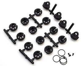 Team Associated B6.1/B6.1D Shock Caps & Spring Cups