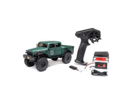 Axial SCX24 40's 4 Door Dodge Power Wagon 1/24 4WD RTR Scale Mini Crawler (Green)