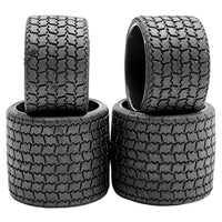 Gravity RC TYPE12 1/12th Pre-Mounted Rubber Tire Set (2F/2R) (Black)