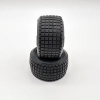 HackFab Haymaker Mini Oval Tires fits Losi Mini-T 2.0 wheels (Medium) (2)