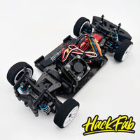 HackFab Carbon Fiber Oval Chassis conversion kit for Latrax Rally (5 cell nimh/2s lipo only)