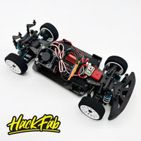 HackFab Carbon Fiber Oval Chassis conversion kit for Latrax Rally (5 cell nimh/2s lipo only)