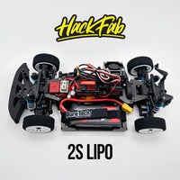 HackFab Carbon Fiber Oval Chassis conversion kit for Latrax Rally (5 cell nimh/2s lipo only)