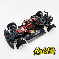 HackFab Carbon Fiber Oval Chassis conversion kit for Latrax Rally (5 cell nimh/2s lipo only)