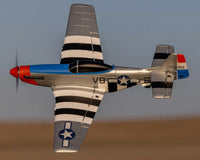 HobbyZone P-51D Mustang RTF Basic Electric Airplane (450mm) w/SAFE Technology