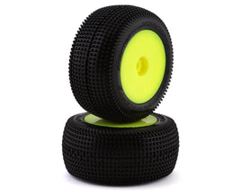 JConcepts Mini-T 2.0 Sprinter Pre-Mounted Rear Tires (Yellow) (2) (Green)