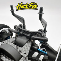 HackFab Carbon Fiber Front/Rear Shock Towers for Latrax Rally