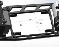 Hot Racing aluminum Battery Hold-Downs: Losi Micro-B