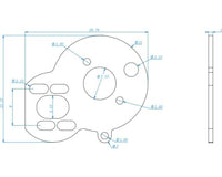 Hot Racing Stainless Steel Mod Motor Mount: Micro-B