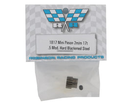 Robinson Racing Mini Pinion 2mm bore Hard Steel .5 Mod 17 teeth (17T)