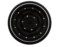 Treal Hobby Type F 1.0" Deep Dish Beadlock Wheels (Black) (4) (22.7g)