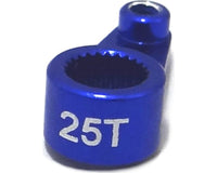 Hot Racing Aluminum Servo Horn 25t 1/16 TRA (Stock)