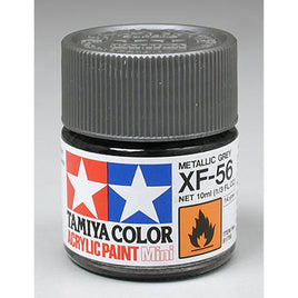 Tamiya XF-56 Flat Metallic Grey Acrylic Paint (10ml)