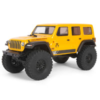 Axial SCX24 2019 Jeep Wrangler JLU CRC 1/24 4WD RTR Scale Mini Crawler (Yellow) w/2.4GHz Radio