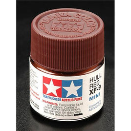 Tamiya XF-9 Flat Hull Red Acrylic Paint (10ml)