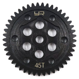 Yeah Racing Traxxas TRX-4 32P Hardened Steel Spur Gear (Black) (45T)