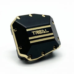 Treal SCX10 III Brass Axle Diff Cover Heavy Weight 55g, fits SCX10 III Ford Bronco Straight Axle