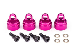 Traxxas Aluminum Ultra Shock Cap (Pink) (4)