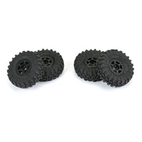 Pro-Line 1/24 Super Swamper F/R 1.0" Tires MTD 7mm Blk (4)