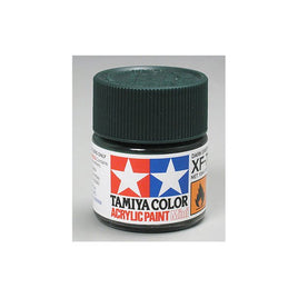 Tamiya XF-70 Flat Dark Green Acrylic Paint (10ml)