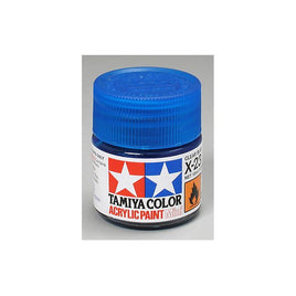 Tamiya X-23 Clear Blue Acrylic Paint (10ml)