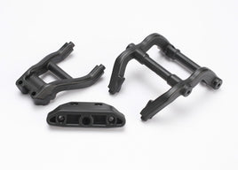 Traxxas Wheelie Bar Mount/Rear Skidplate Set (Black)