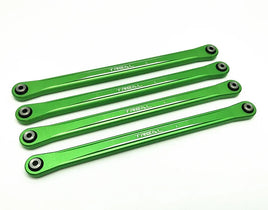 Treal Aluminum 7075 Upper Link Bars (4) pcs Set for Losi LMT - Green