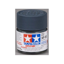 Tamiya XF-50 Flat Field Blue Acrylic Paint (10ml)