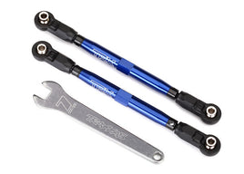 Traxxas Unlimited Desert Racer Aluminum Front Toe Links (Blue) (2)