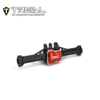 TREAL Aluminum 7075 Rear Axle Housing for 1/18 TRX4M Defender Bronco - Black