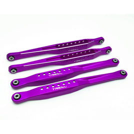 Treal Lower 4 Trailing Arms Links Set for Losi LMT - Purple