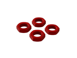 Arrma AR310906 Aluminum Wheel Nut 17mm Red (4)